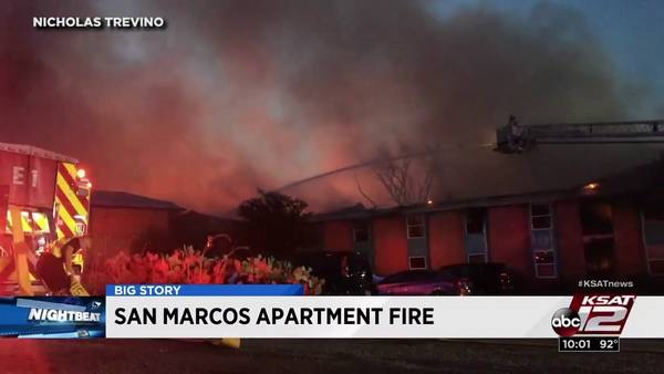 Image: 5 people still unaccounted for more than 24 hours after San Marcos apartment fire