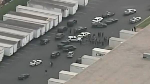 Image: Sheriff: Lone suspect in Maryland warehouse shooting apprehended, in critical condition.