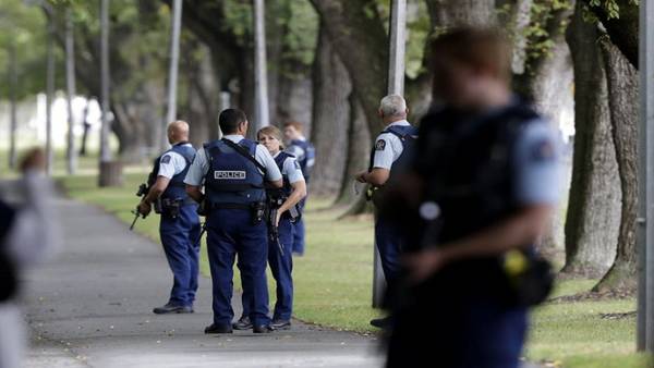 Image: Police say 49 dead in New Zealand mosque shootings